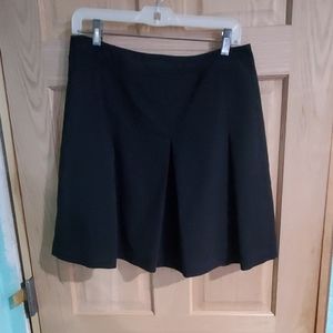 Black a-line skirt